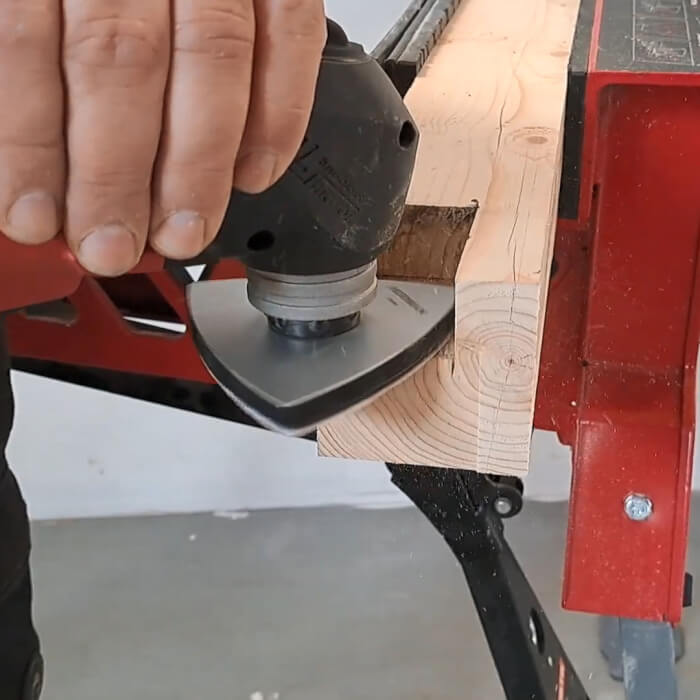 Csiszolólap delta csiszolótalpra HERMAN QMW-03 Tépőzárral 10 darabos készlet