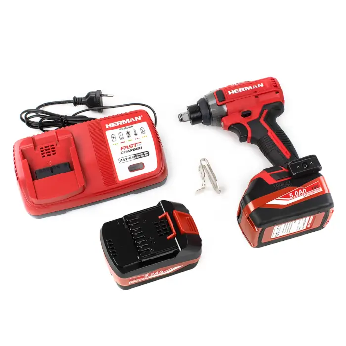 Akkus ütvecsavarozó AKCIÓ! HERMAN AXI-1801 | 18,0 V Komplett | Fúvógép INGYEN