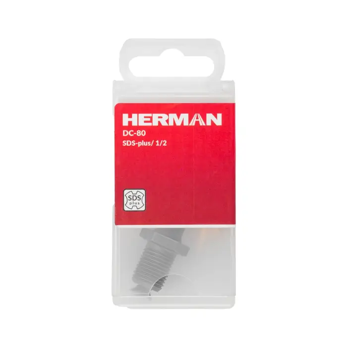 SDS-plus / ½ʺ- 20 UNF adapter HERMAN DC-80 SDS-plusz fúrókalapácsokhoz