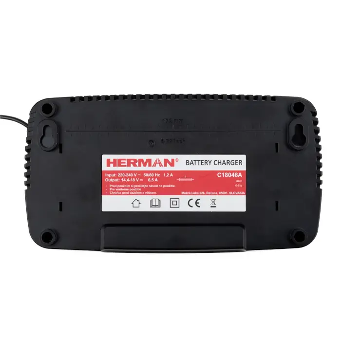 Akkumulátor gyorstöltő HERMAN C 18046A Air Cooled 14,4V | 18V | 6,5Ah Speed