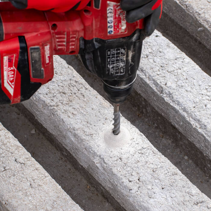 SDS-plusz fúrószárak HERMAN DC-21 Triton Építőanyagokhoz