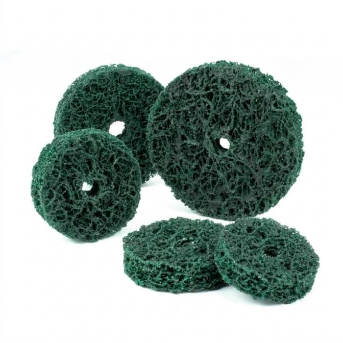 Tisztító tárcsa FWK-20/S Dragon Green Csiszolóanyag: STRIP-IT + Al₂O₃