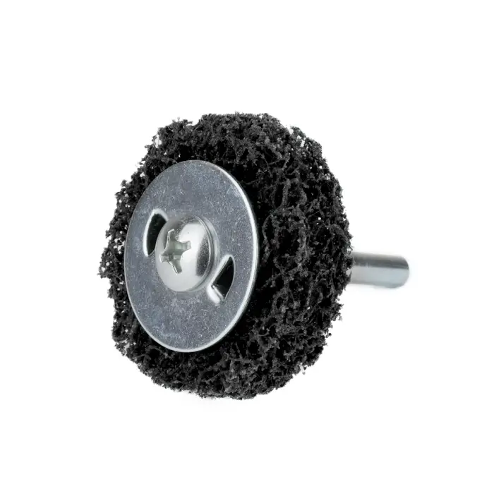Tisztító tárcsa szárral HERMAN FWK-10/S Dragon Black Csiszolóanyag: STRIP-IT + SiC