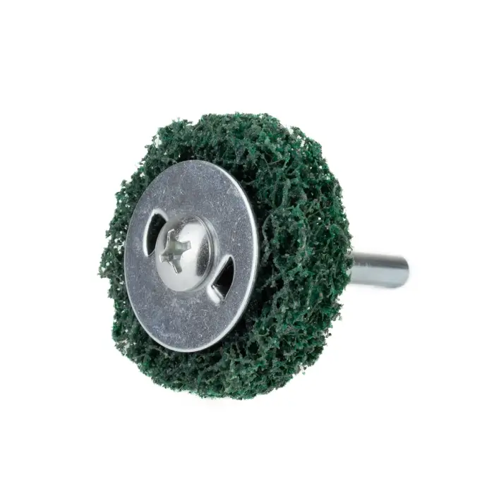 Tisztító tárcsa szárral HERMAN FWK-20/S Dragon Green Csiszolóanyag: STRIP-IT + corundum