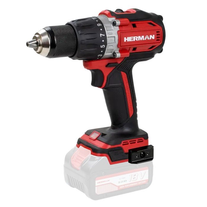 Akkus fúrócsavarozó HERMAN AXSP-1803 | 18,0 V ütvecsavarozóval | Géptest | Garancia: 3 év