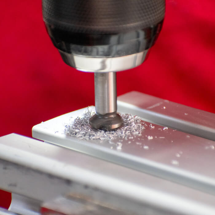 Süllyesztő fúró készlet DIN 335 C HERMAN QDM-70 HSS 6 db süllyesztő fúró készletben