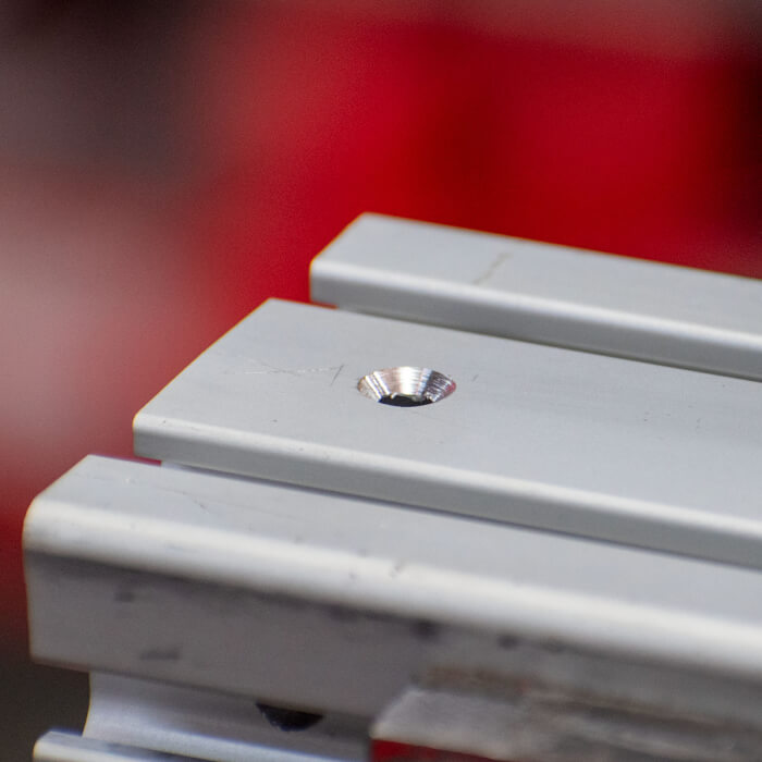 Süllyesztő fúró készlet DIN 335 C HERMAN QDM-70 HSS 6 db süllyesztő fúró készletben