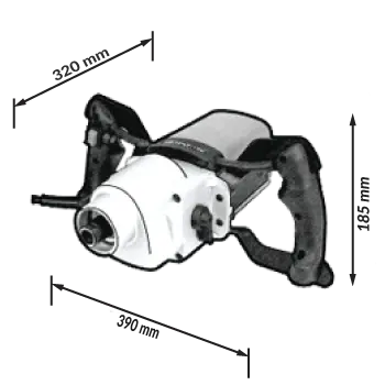 Elektromos keverőkosár HERMAN BXR-10 | 1600 W M14 | Garancia: 3 év