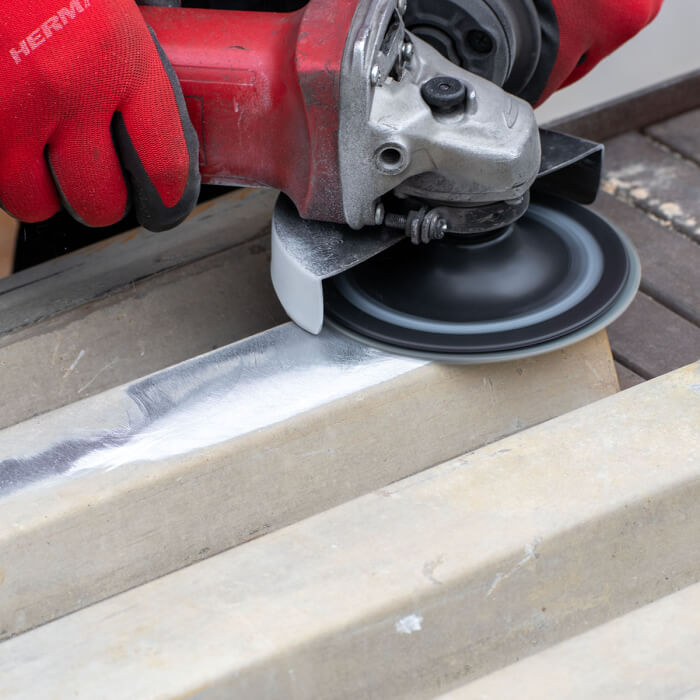 Fíber tárcsa készlet HERMAN QF-30 Rozsdamentes és ötvözött acélokhoz