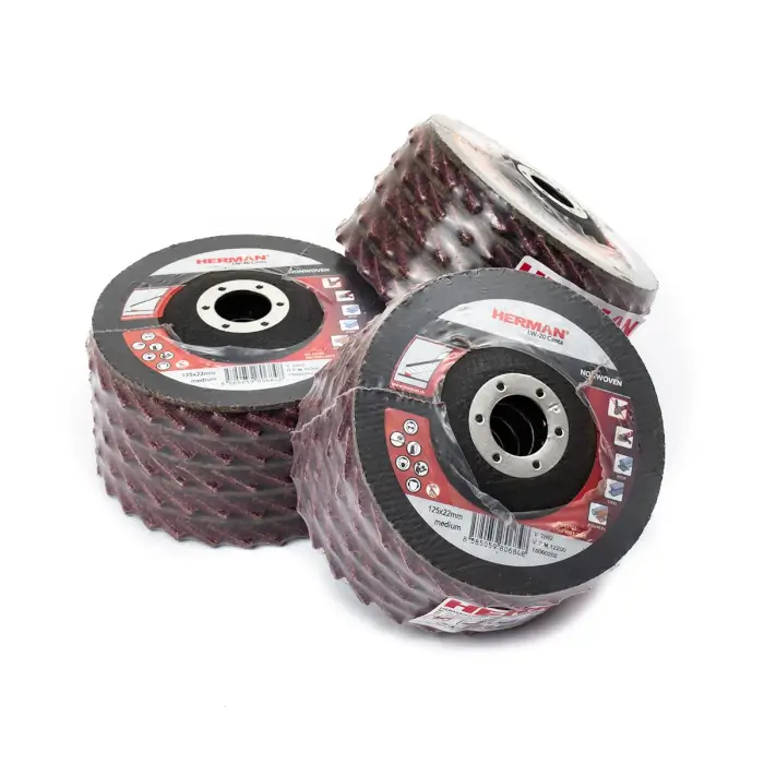 Lamellás csiszológyapjús tárcsa HERMAN LW-20 Canta Acélhoz, rozsdamentes acélhoz és nemvasfémekhez