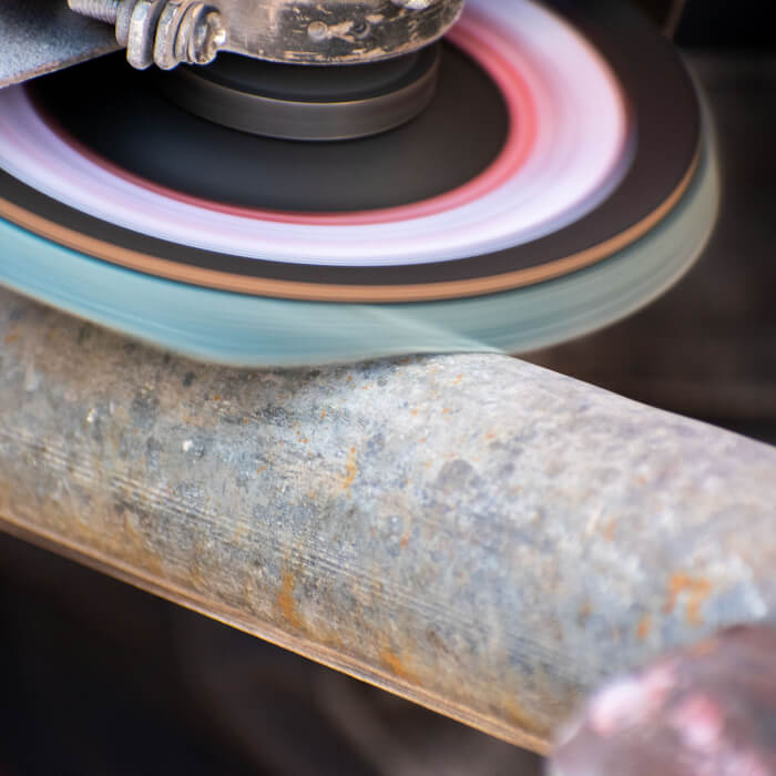 Lamellás csiszolótárcsa - cirkónium HERMAN LR-40 Area Rozsdamentes acélhoz