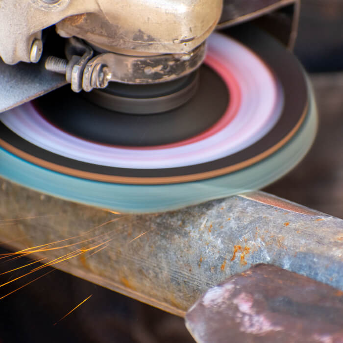 Lamellás csiszolótárcsa - cirkónium HERMAN LR-40 Area Rozsdamentes acélhoz