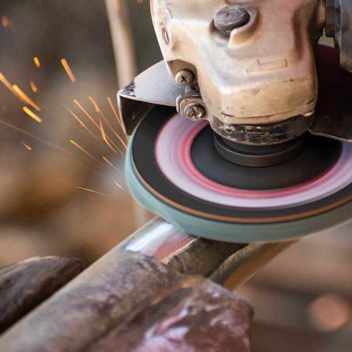 Lamellás csiszolótárcsa - cirkónium HERMAN LR-40 Area Rozsdamentes acélhoz