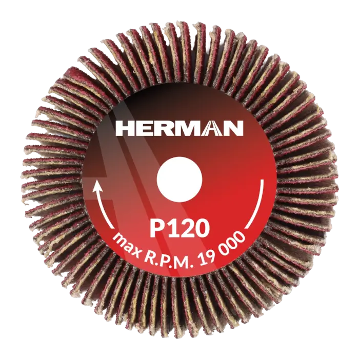 Csiszolótárcsa szárral HERMAN FWX-10/S 40x20x6mm | Ceramic | P120