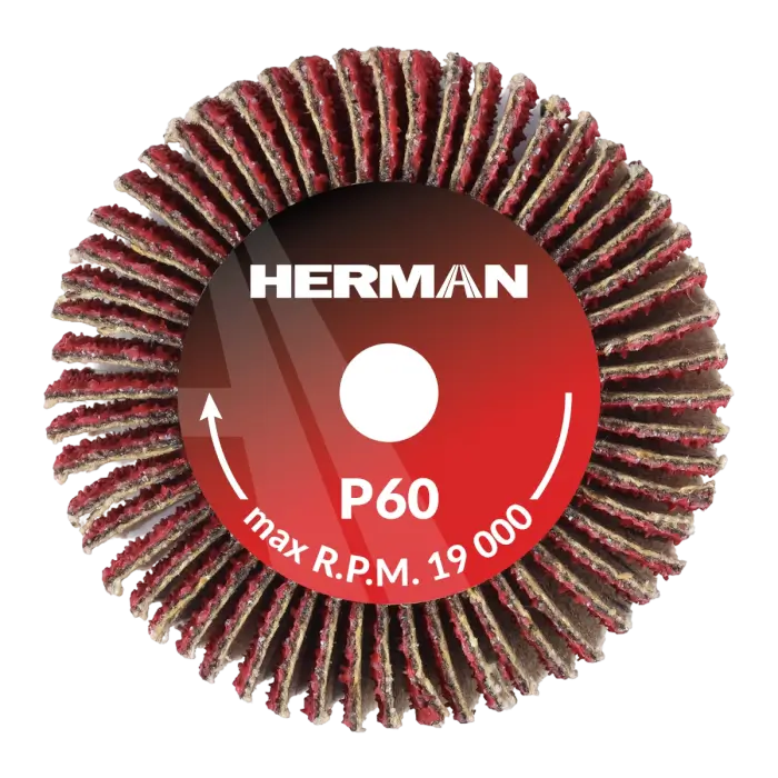 Csiszolótárcsa szárral HERMAN FWX-10/S 40x20x6mm | Ceramic | P60