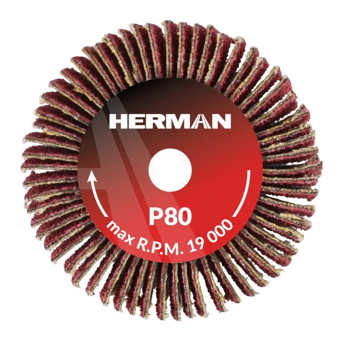 Csiszolótárcsa szárral HERMAN FWX-10/S 40x20x6mm | Ceramic | P80