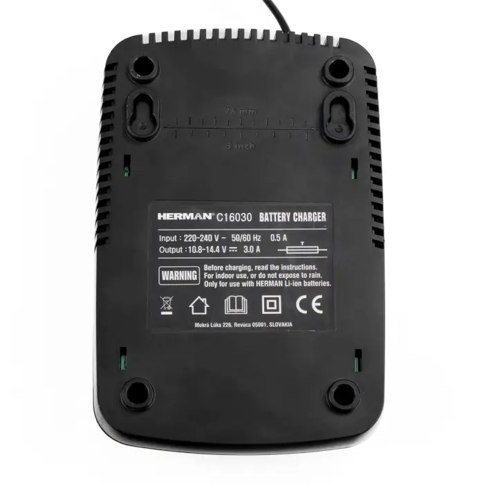 HERMAN BC 14,4V 40 min (Aku 2,0 Ah)| Garancia 3 év