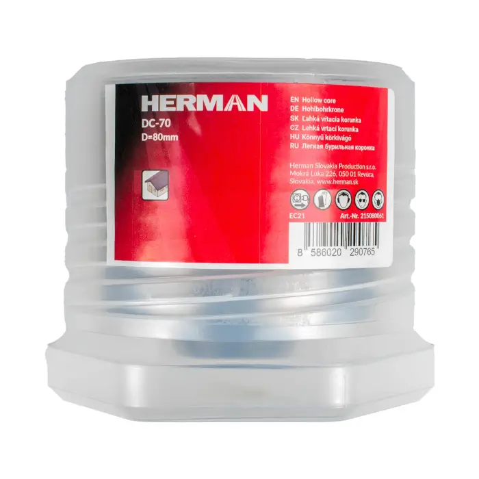 Könnyű körkivágó HERMAN DC-70