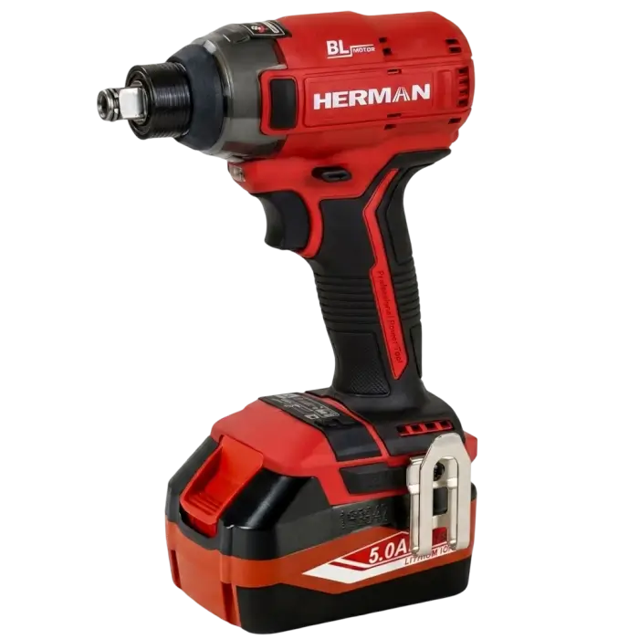 Ütvecsavarozó / ütvebehajtó HERMAN AXI-1801 | 18,0 V 5Ah | Komplett | Garancia: 3 év