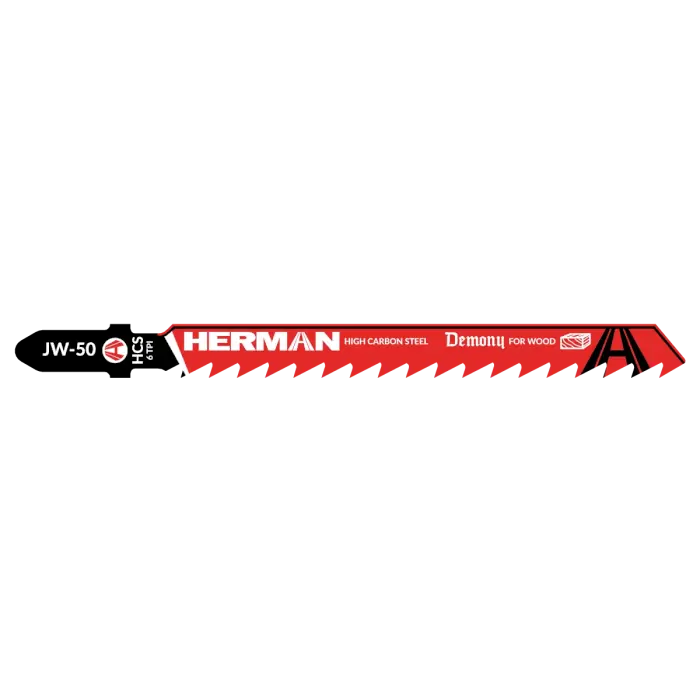 Fűrészlap HERMAN JW-50 Demony 100/75x1,3mm| 6TPI| Szúrófűrészekhez