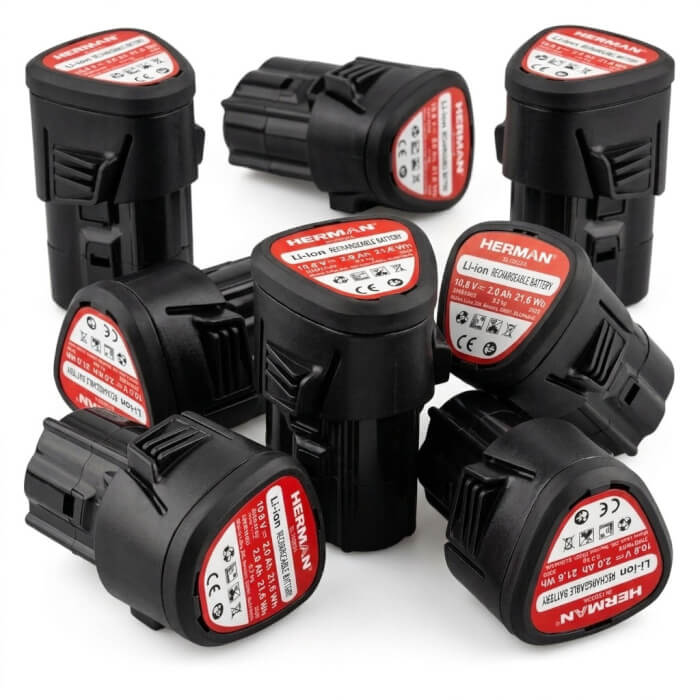 Li-ion akkumulátor HERMAN BL 10820A 10,8V | 2Ah