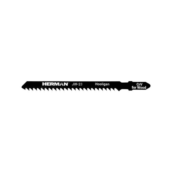 Fűrészlap HERMAN JW-23 Hooligan 100/75x8x1,25mm| 8TPI| Szúrófűrészekhez