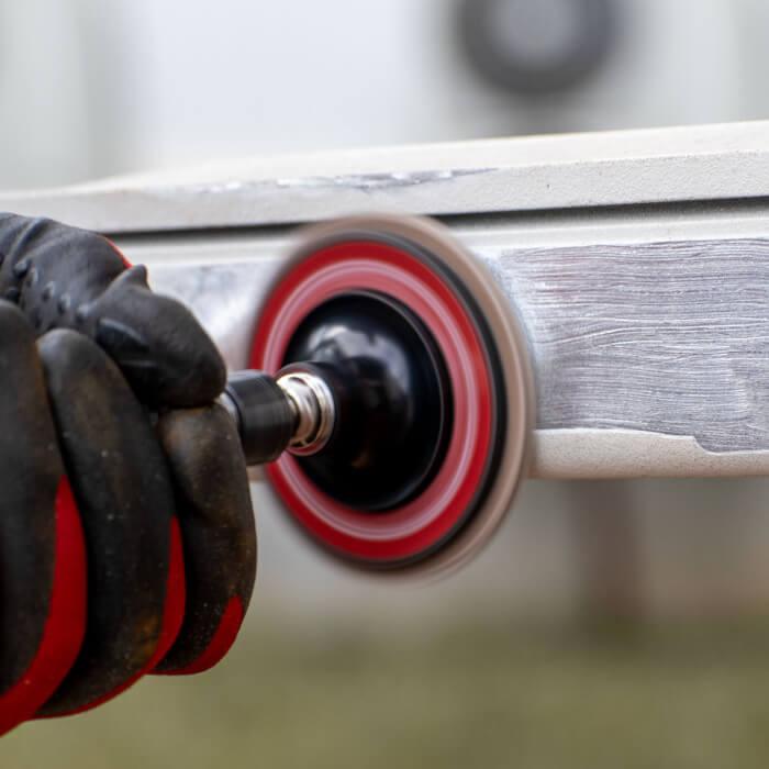 Quick Change lamellás tárcsa HERMAN MLR-10/QC-RS Csiszolóanyag: cirkónium