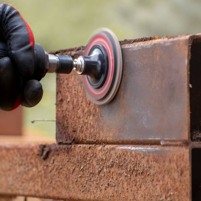 Quick Change lamellás tárcsa HERMAN MLR-10/QC-RS Csiszolóanyag: cirkónium