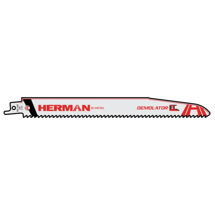 Fűrészlap HERMAN RX-34F Demolator 230/210x22x1,57mm| 6TPI| Szablyafűrészhez