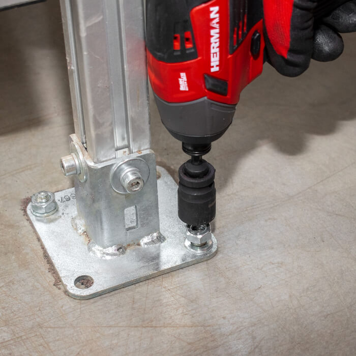 Impact redukciós adapter HERMAN SW-80 1/4"-ról 1/2"-ra