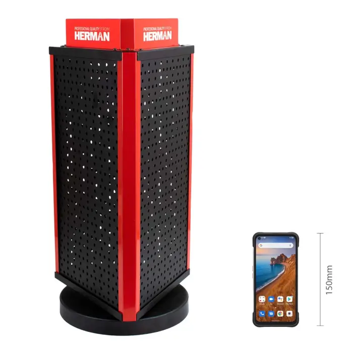 Forgatható pult állvány HERMAN PB-75 1. készlet Szúrófűrész szerszámok