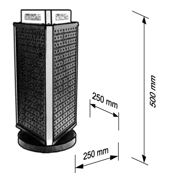 Forgatható pult állvány HERMAN PB-75 1. készlet Szúrófűrész szerszámok