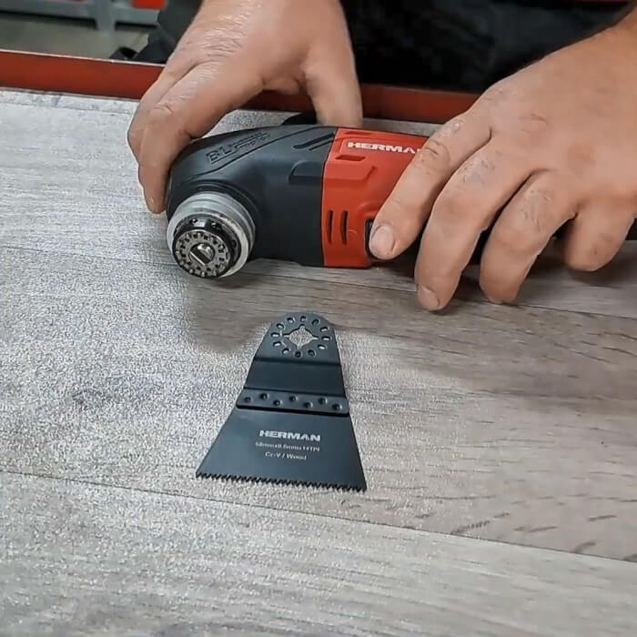 Fűrészlap multifunkciós vágószerszámba HERMAN MW-04 Szélesebb vágásokhoz fába