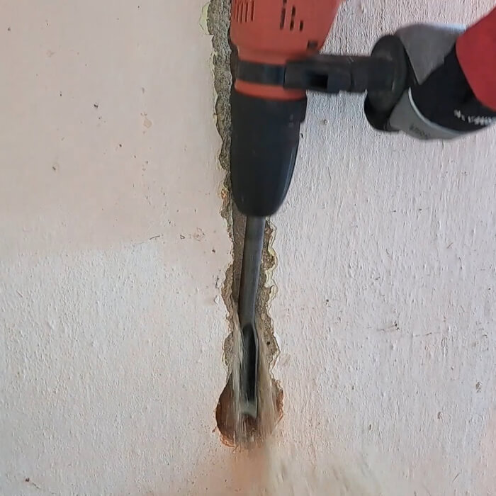 SDS-max véső HERMAN MH-30 Hollow Íves él hornyoláshoz betonba és falazaba