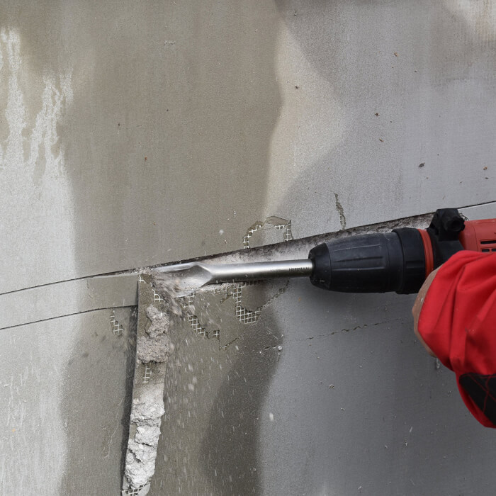 SDS-max véső HERMAN MH-30 Hollow Íves él hornyoláshoz betonba és falazaba
