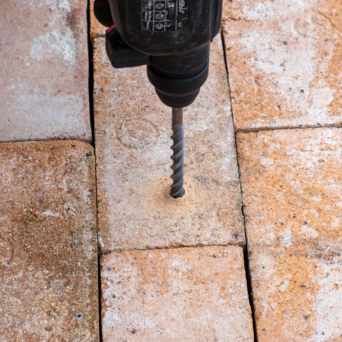 SDS-plus fúrószár készlet HERMAN QDC-21 Triton 4 db fúrószár, készletben