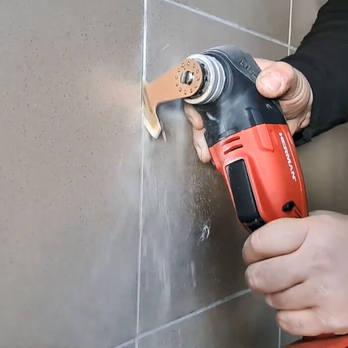 Készlet multifunkciós vágószerszámhoz HERMAN QMW-01 Burkolóknak