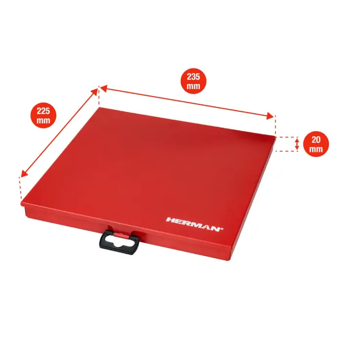 Fémre való fúrószár készlet DIN 338 HERMAN QDM-13 HSS-R 130 db fúrószár kofferben