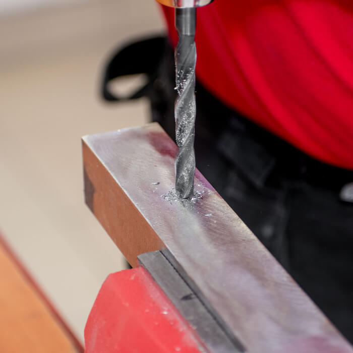 Fémre való fúrószár készlet DIN 338 HERMAN QDM-13 HSS-R 130 db fúrószár kofferben