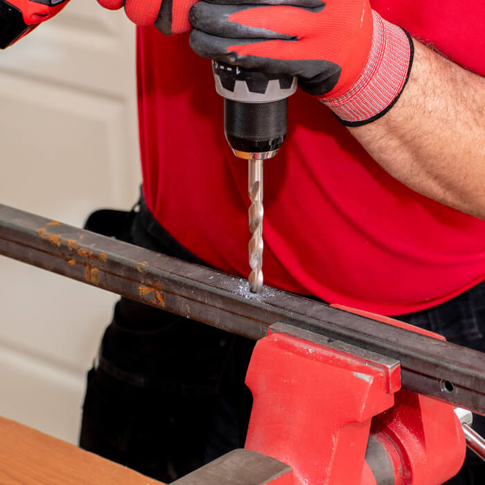 Fémre való fúrószár készlet DIN 338 HERMAN QDM-26 HSS-G 19 db fúrószár a készletben