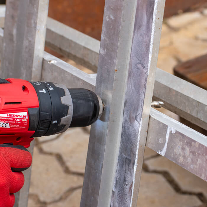 Fémre való fúrószár készlet DIN 338 HERMAN QDM-49 HSS-E Co 5% 6 db fúrószár a készletben