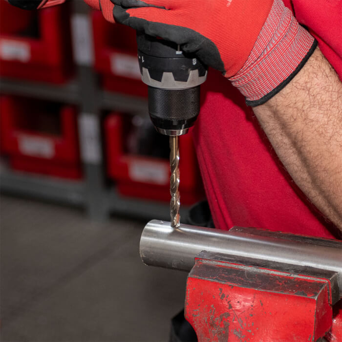 Fémre való fúrószár készlet DIN 338 HERMAN QDM-49 HSS-E Co 5% 6 db fúrószár a készletben