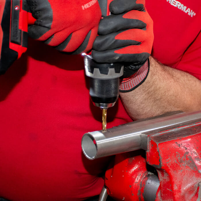 Fémre való fúrószár készlet HERMAN QDM-30 HSS-G TiN 5db fúrószár, készletben