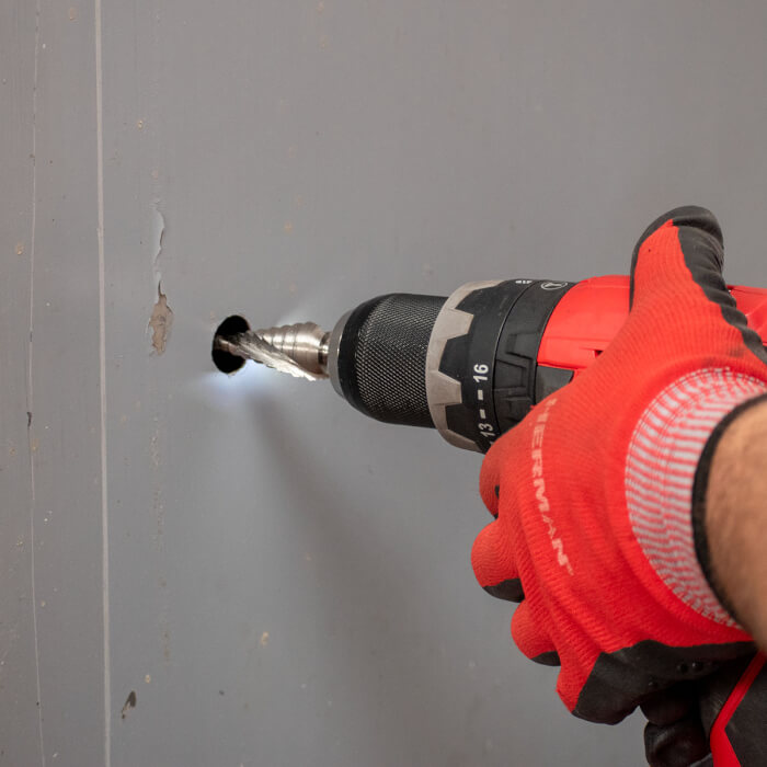 Lépcsős fúró HERMAN DM-60 HSS Vékonyfalú anyagok fúrására