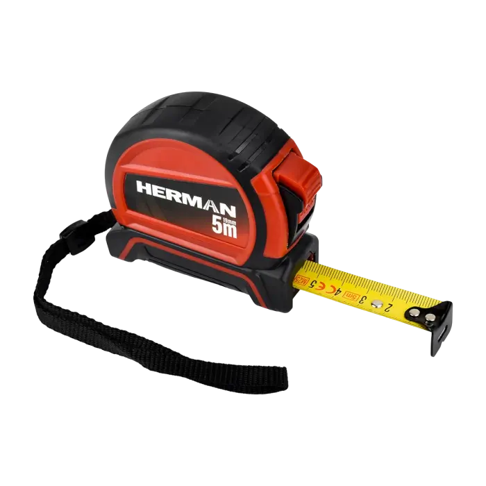 Mérőszalag HERMAN PT-26 5m / a szalag szélessége 19mm