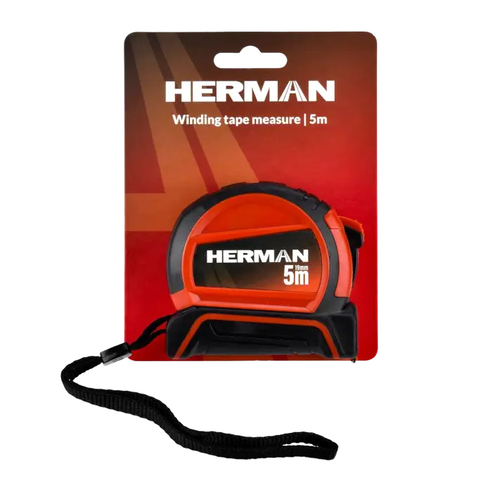 Mérőszalag HERMAN PT-26 5m / a szalag szélessége 19mm