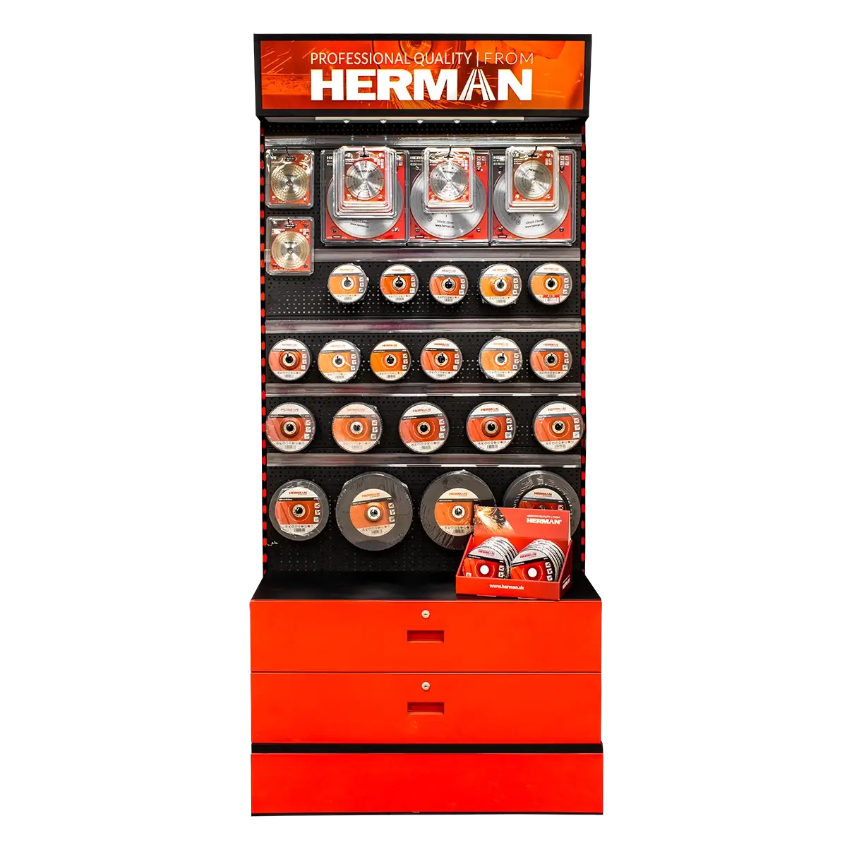Elemes értékesítési állvány MODUL  SS-P / M 1100+ darab HERMAN termék