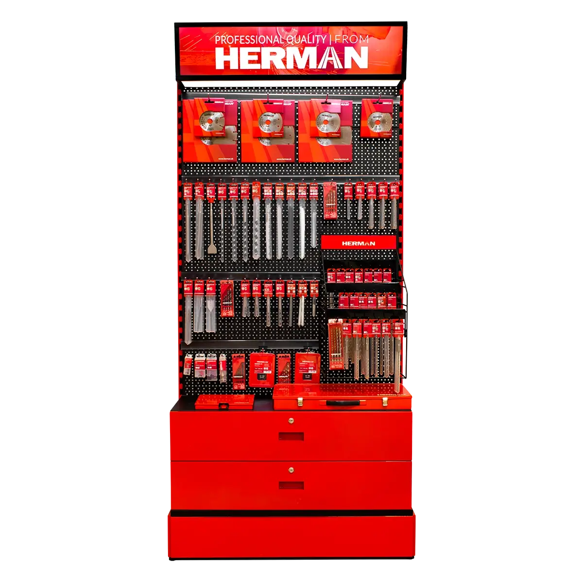 Elemes értékesítési állvány MODUL  SS-P / U 540+ darab HERMAN termék